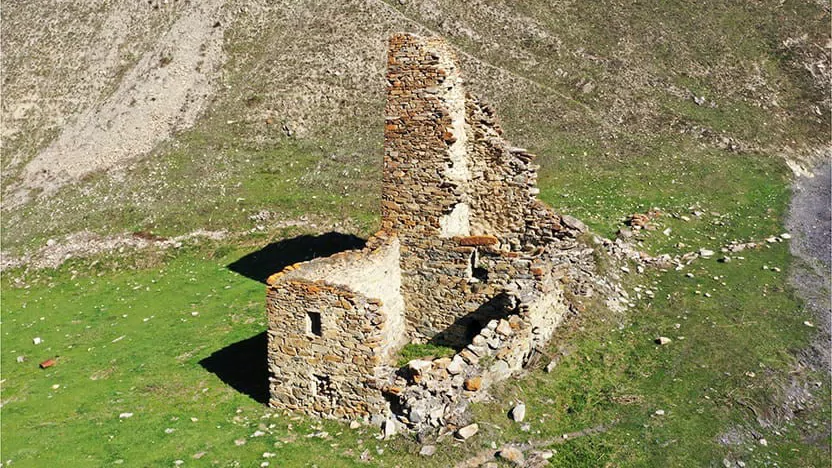 Фотография места «Башня № 1, Уелта, с. Тиб», 1